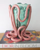 GAETANO PESCE - Indian Summer Vase - Clear Aqua and Mauve - Lifestyle