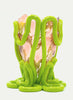 GAETANO PESCE - Indian Summer Vase - Clear Pink and Matt Lime - Lead Image