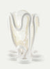 GAETANO PESCE - Indian Summer vase - Clear and Matt White - Front