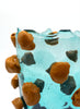  GAETANO PESCE BY CORSI DESIGN - NUGGET VASE, AQUA, OCHRE AND FUCHSIA - Detail 3