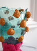 GAETANO PESCE - Nugget Vase Extc - Aqua and Matt Ochre and Base Matt Fuchia - Lifestyle 