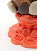 GAETANO PESCE BY CORSI DESIGN  - NUGGET VASE, BROWN, CHAMPAGNE AND PASTEL ORANGE - Detail 3