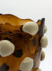 GAETANO PESCE BY CORSI DESIGN  - NUGGET VASE, BROWN, CHAMPAGNE AND PASTEL ORANGE - Detail 2