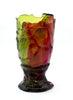 GAETANO PESCE BY CORSI DESIGN - TWINS C VASE, BOTTLE GREEN AND FUCHSIA - Back
