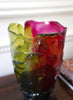 GAETANO PESCE - Twins C Vase - Bottle Green and Fuchsia - Lifestyle 