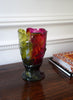 GAETANO PESCE - Twins C Vase - Bottle Green and Fuchsia - Lifestyle 