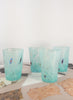 Set of Four Goti de Fornasa Murano Tumblers - Sky Blue - 1