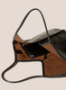 HEREU - Calella Distressed Leather Tote, Black - Detail 2