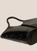 HEREU - Calella Distressed Leather Tote, Black - Detail 3