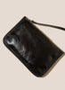 HEREU - Calella Distressed Leather Tote, Black - Pouch
