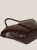HEREU - Calella Dark Brown Distressed Leather Tote - Base