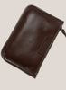 HEREU - Calella Dark Brown Distressed Leather Tote - Pouch