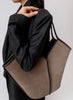 HEREU - Calella Grey Suede Tote - Model