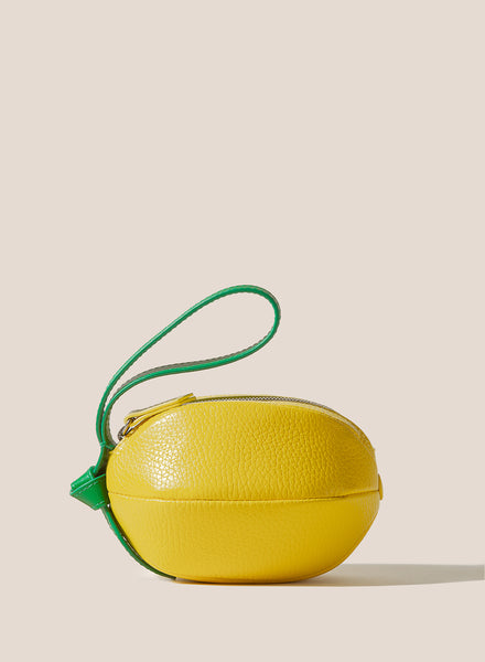 HEREU - Llimona Leather Purse - Side
