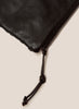 HEREU - Trena Leather Crossbody Bag, Black - Detail