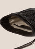 HEREU - Trena Leather Crossbody Bag, Black - Inside