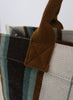 THE BEACH BAG - Coffee Striped Oversized Cotton and Jute Tote - detail 3