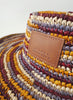 ISABEL MARANT Tulum Striped Raffia-Woven Hat - detail