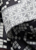 THE BOHÈME FOULARD - Monochrome printed silk twill scarf - detail