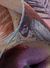 THE SKETCH SQUARE - Pastel multicoloured washed printed silk scarf - detail