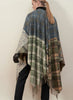 JANECARR - THE HOBO REVERSIBLE CAPE - Olive - Model 2