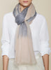 JANECARR - 230447-0816 - The Two Tone Wrap - Cashmere - Col. Pearl - Model
