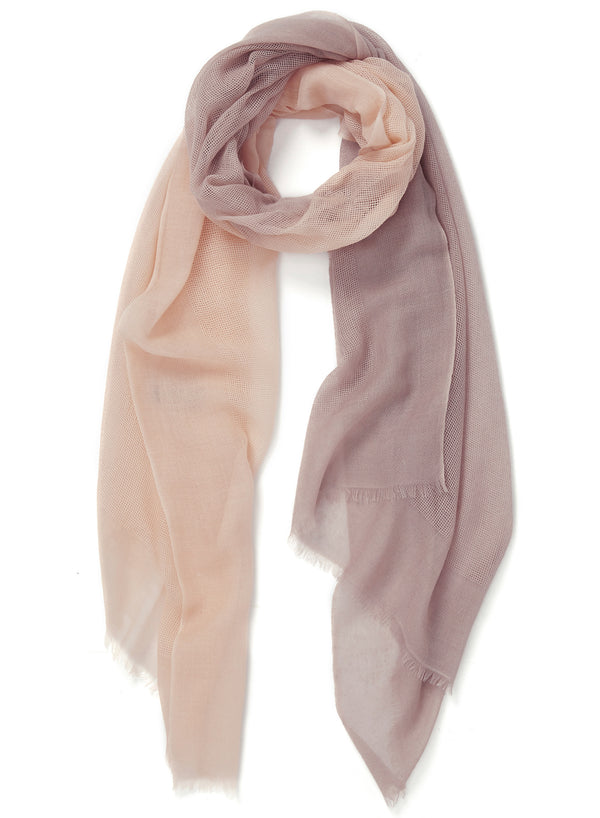 JANECARR - 230418-0820 - The Basket Wrap - Cashmere - Col. Shell - Tied