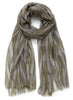 JANECARR - The Zig Zag Scarf In Cashmere, Bamboo - Tied