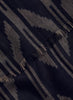 JANECARR - The Zig Zag Scarf in Cashmere, Navy - Detail