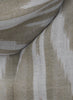 THE ZIG ZAG SCARF - Neutral two tone pure cashmere woven scarf - detail