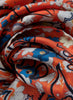 JANECARR 200134B-0230 - The Pixie Petit Foulard - Silk Twill - Col. Rosella - Detail