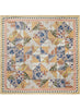 JANE CARR 220104B-0244 The Prairie Square - silk twill - Col. Rose - flat