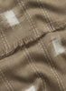 JANE CARR 220116-0853 The Ikat Scarf - cashmere - Col. Taupe - detail