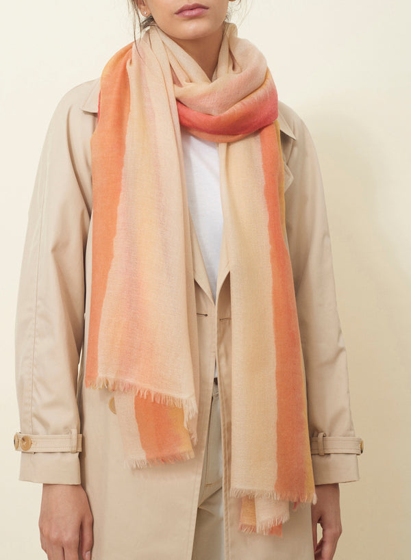 JANE CARR 220118B-0812 The Cirrus Scarf - cashmere - Col. Budgie - model 