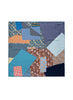 JANE CARR 220134-0233 The Dazzle Petit Foulard - silk twill - Col. Mid Blue - flat 