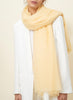 JANE CARR 220169-0813 The Light Fray Wrap - cashmere - Col. Butter - model 