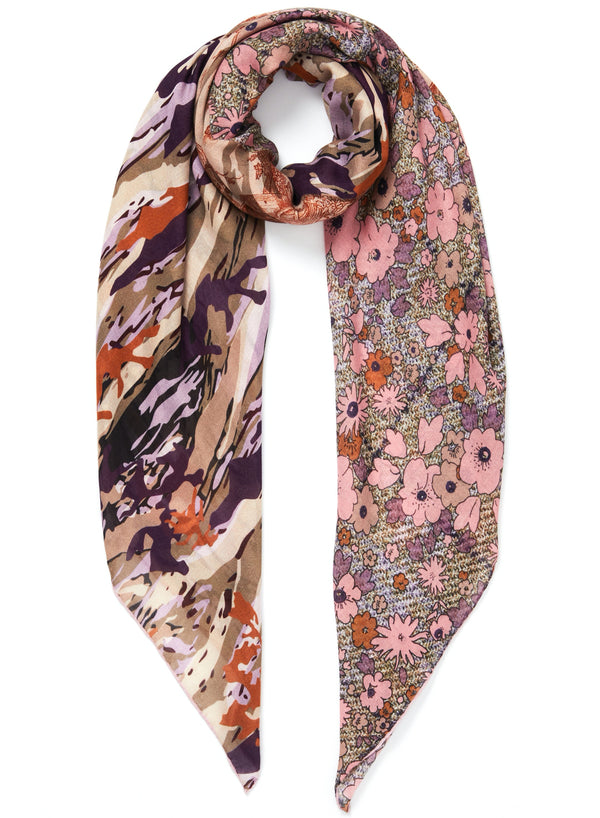 JANE CARR 220304B-1132 The Medley Square - Modal / Cashmere - col. Rose - Tied 