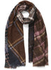 JANE CARR 220311-1108  The Stirling Wrap - Modal / Cashmere - col. Chaffinch - Tied