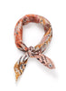 JANE CARR 220334-0239 The Atlas Petit Foulard - Silk Twill - col. Tan - Tied