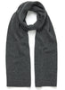 JANE CARR 220374-0816 The Chelsea Scarf - Cashmere - col. Granite - Tied
