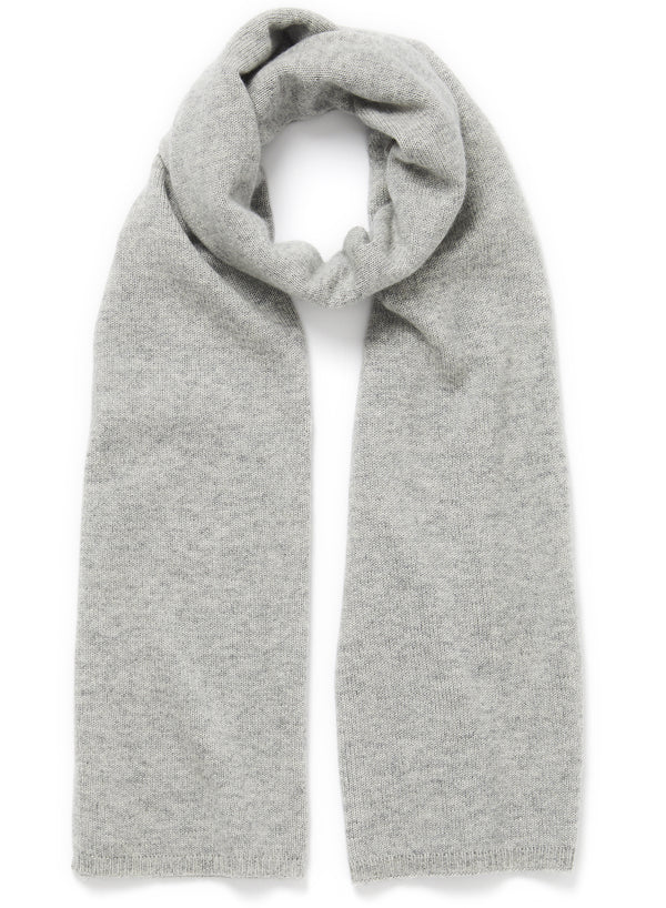 JANE CARR 220374-0824 The Chelsea Scarf - Cashmere - col. Mist - Tied