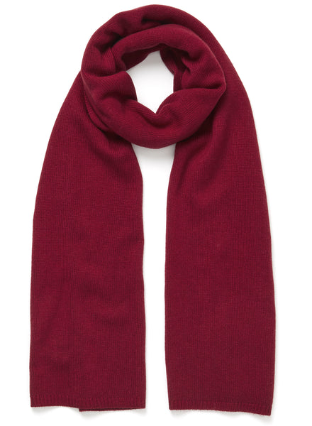 JANE CARR 220374-0831 The Chelsea Scarf - Cashmere - col. Red - Tied