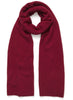 JANE CARR 220374-0831 The Chelsea Scarf - Cashmere - col. Red - Tied