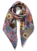 JANE CARR 230102-0212 The Bazaar Foulard - Silk Twill - col. Celeste - Tied