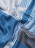 JANE CARR 230104-0201 The Paradise Square - Silk Twill - col. Aegean - Detail