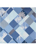 JANE CARR 230104-0201 The Paradise Square - Silk Twill - col. Aegean - Flat
