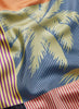 JANE CARR 230104-0245 The Paradise Square - Silk Twill - col. Sunset - Detail