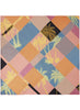 JANE CARR 230104-0245 The Paradise Square - Silk Twill - col. Sunset - Flat