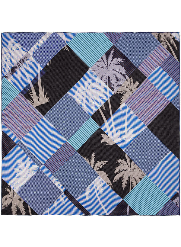 JANE CARR 230104-1132 The Paradise Square - Modal - Cashmere - col. Navy - Flat