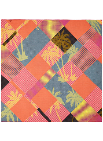 JANE CARR 230104-1145 The Paradise Square - Modal - Cashmere - col. Sunset - Flat 
